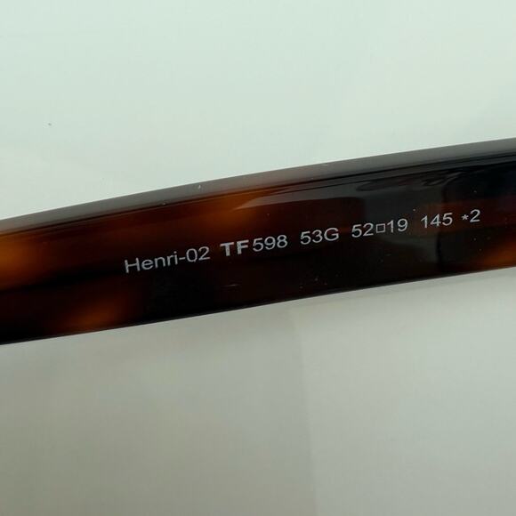NEW!!! Tom Ford unisex sunglasses HENRI 02 TF598 53G Authentic - Picture 3 of 7